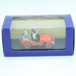 Tintin en Voiture - 2 118 007 La Jeep rouge de Tintin aau Pays de l'Or noir