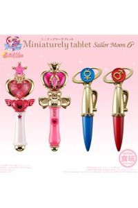 Bandai Sailor Moon Miniaturelly Tablet 6 - Complete Sat (4 Pcs)