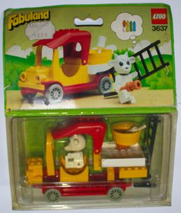 Lego Fabuland 3637 Gertrude Goat & Painter's Truck A1983
