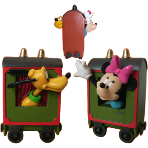 3739 Disney Minnie & Pluto in Train Car