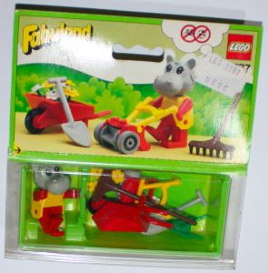 Lego Fabuland 3787 - Hannah Hippopotamus the master Gardener A1983