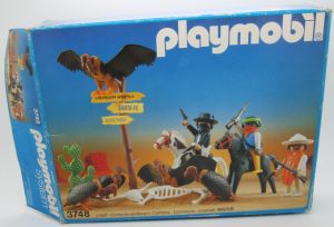 Playmobil 3748 Banditi e Avvoltoi SCATOLA DANNEGGIATA