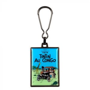 Tintin Metal keyring 42519 Album Congo