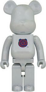Medicom Toy - Be@rbrick 1ST Model White Chrome Bear 1000%