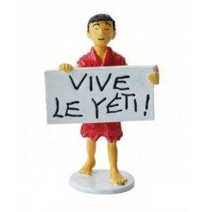 Tintin Figurines en Alliage Carte de Vœux 1972 46989 Figurine Enfant tibétain