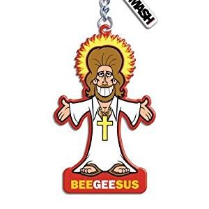 Popmash Genetically Modiefied Popular Culture - Keychain - Beegeesus