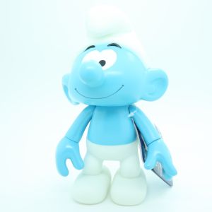 Puffo Puffi Smurf Figurine Schtroumpf Blanc et Bleu 20cm Vinyl Toys
