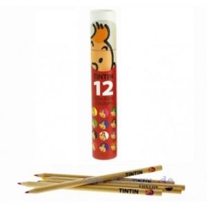 Tintin Cartoleria 54781  Tintin colouring pencils Red box