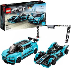Lego Speed Champions 75898 Formula E Panasonic Jaguar Racing GEN2 car & Jaguar I'PACE e TROPHY A2020