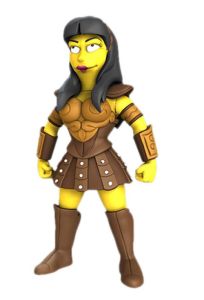Action Figure Neca - The Simpsons 25 - Series 2 - Lucy Lawless