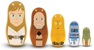 PPW TOYS Star Wars Jedi & Droids Nesting Dolls 5 Piece Set