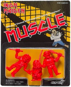 M.U.S.C.L.E. Iron Maiden Figures 3-Pack Red