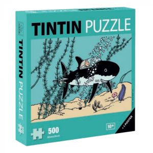 Tintin Puzzle 81548 Shark with Poster 1000 pieces