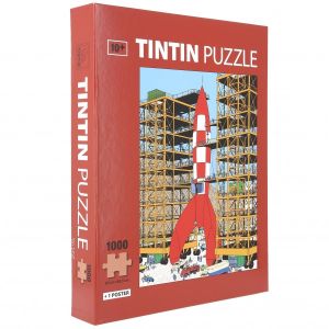 Tintin Puzzle 81549 Objectif Lune Base de lancement with poster 1000pcs