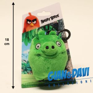 Rovio - Plush Angry Birds 2016 - Backpack Clip Pig Maiale Verde