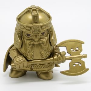 Funko Mystery Minis Tolkien Lord Of the Ring LOTR - Gimli Gold B&N Excl 1/12