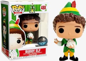 Funko Pop Movies 488 Elf 22460 Buddy Elf with Snowballs Exclusive