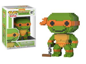 Funko Pop 8-Bit 07 Turtles TMNT 22986 Michelangelo