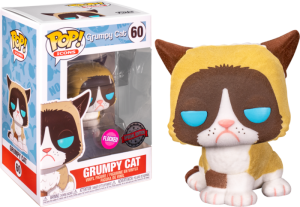 Funko Pop Icons 60 Grumpy Cat 33988 Grumpy Cat Flocked Special Edition