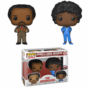 Funko Pop 2-Pack Television The Jeffersons 36821 George & Louise Jefferson Special Edition 