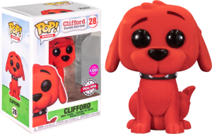 Funko Pop Books 28 Clifford the Big Red Dog 51672 Clifford Flocked