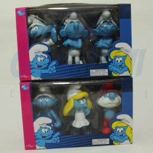 The Smurfs Goldie Large Figure Collection triple Pack SMF304 Smurf Puffi Puffo