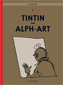Tintin Albi 70003 24. TINTIN ET L'ALPH-ART (EN) A4 Hard Cover