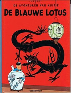 Tintin Albi 70040 De Blauwe Lotus A5 Cart (NL)
