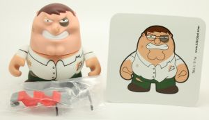 Kidrobot Vinyl Mini Figure - Family Guy Griffin S1 3" Fighting Peter 1/64