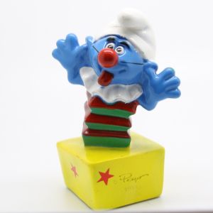 The Smurfs - Bip Holland - 1995 Smurf In A Box Red Big