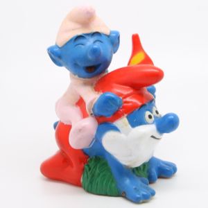 The Smurfs - Bip Holland - 1996 Baby On Papa Small