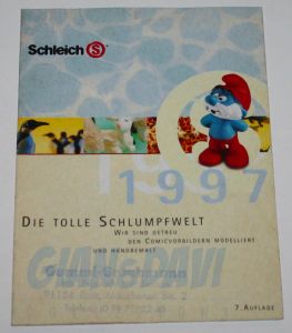 Catalogo Schleich 1997 formato A6 con timbro
