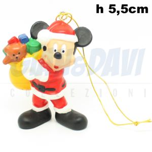 PVC - Disney - Classic - Natale - Bully - 1992 - 04 Topolino Babbo Natale da Appendere