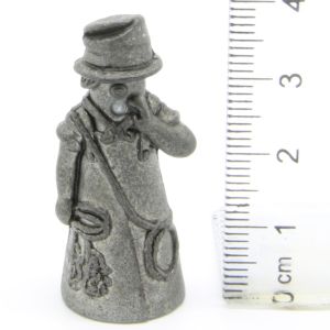 Ferrero Kinder Ü-Ei Soldatini Metallfiguren Fingerhut Miniaturen - Barufe Kaminfeger Eisen Dark