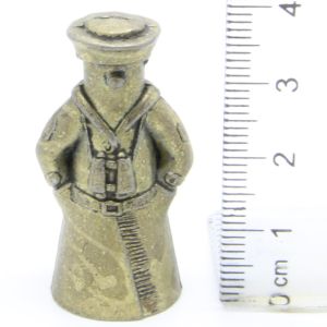 Ferrero Kinder Ü-Ei Soldatini Metallfiguren Fingerhut Miniaturen - Militar Seemann Messing