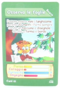 Gadget Sorpresine - Mulino Bianco - Amici del Mulino - Le Carte Natura - Card 41