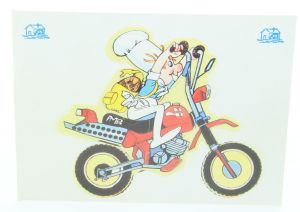 Gadget Sorpresine - Mulino Bianco - Gadget anni 80 - Cancelleria PMB innamorato Adesivo moto