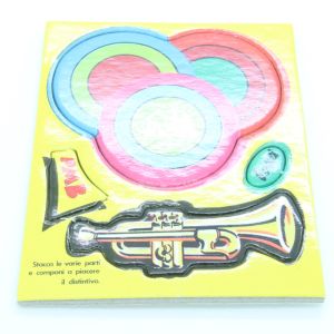Gadget Sorpresine - Mulino Bianco - Gadget anni 80 - Giochi Distintivo da comporre Tromba