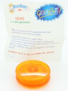 Gadget Sorpresine - Mulino Bianco - Giocalitutti - Yoyo Arancio