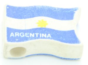 Gadget Sorpresine - Mulino Bianco - Gommine anni 80 - Bandiere Argentina C