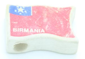 Gadget Sorpresine - Mulino Bianco - Gommine anni 80 - Bandiere Birmania