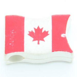Gadget Sorpresine - Mulino Bianco - Gommine anni 80 - Bandiere Canada B