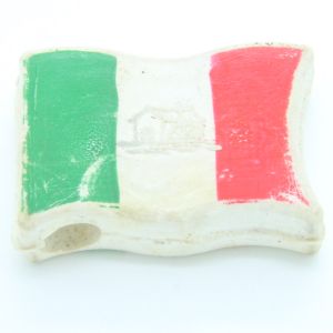 Gadget Sorpresine - Mulino Bianco - Gommine anni 80 - Bandiere Logo no scritta Italia