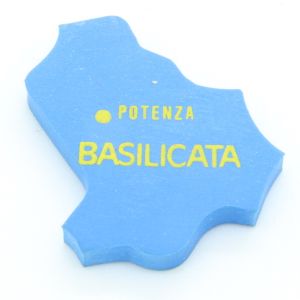 Gadget Sorpresine - Mulino Bianco - Gommine anni 80 - Regioni Basilicata Blu