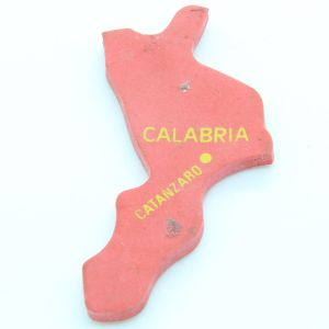 Gadget Sorpresine - Mulino Bianco - Gommine anni 80 - Regioni Calabria Rosso