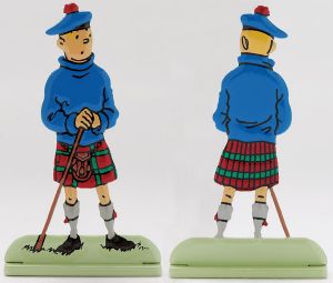 Tintin Figurines en Alliage en relief 29203 L'ÎLE NOIRE