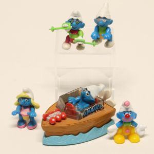 The Smurfs Ideal 1996 - 5 pezzi sciolti senza box Puffi Puffo Schtroumpf Peyo