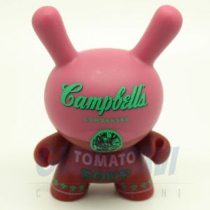 Kidrobot Vinyl Mini Figure - Dunny Andy Warhol 1 - Campbell's Red 2/20