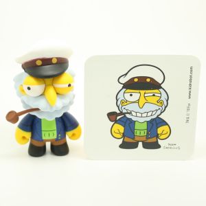 Kidrobot Vinyl Mini Figure - Simpsons S2 Captain McCallister 1/20
