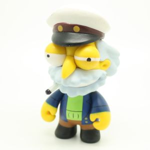 Kidrobot Vinyl Mini Figure - Simpsons S2 Captain McCallister 1/20 Cigarette No Card